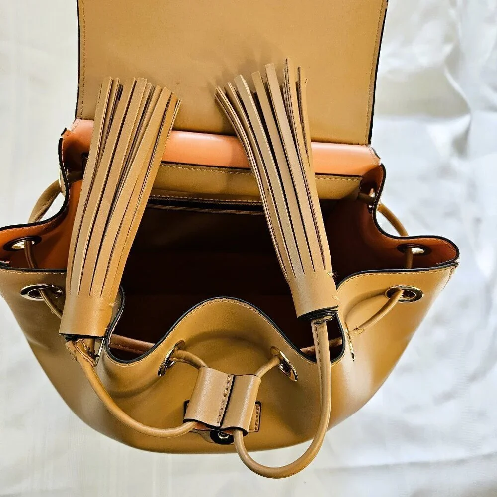 Aldo Dark Tan Unisex Backpack